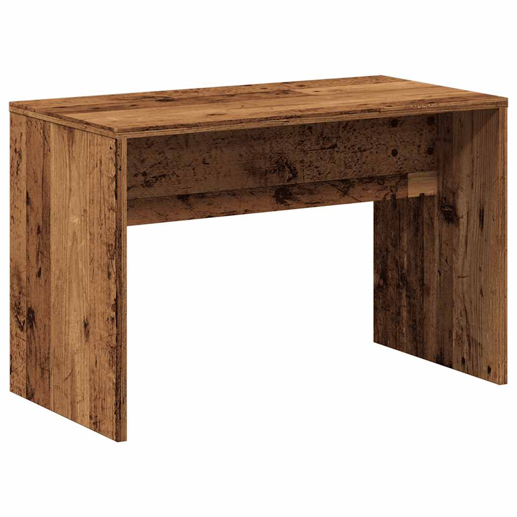 vidaXL Taburete vestidor madera contrachapada madera vieja 70x35x45 cm