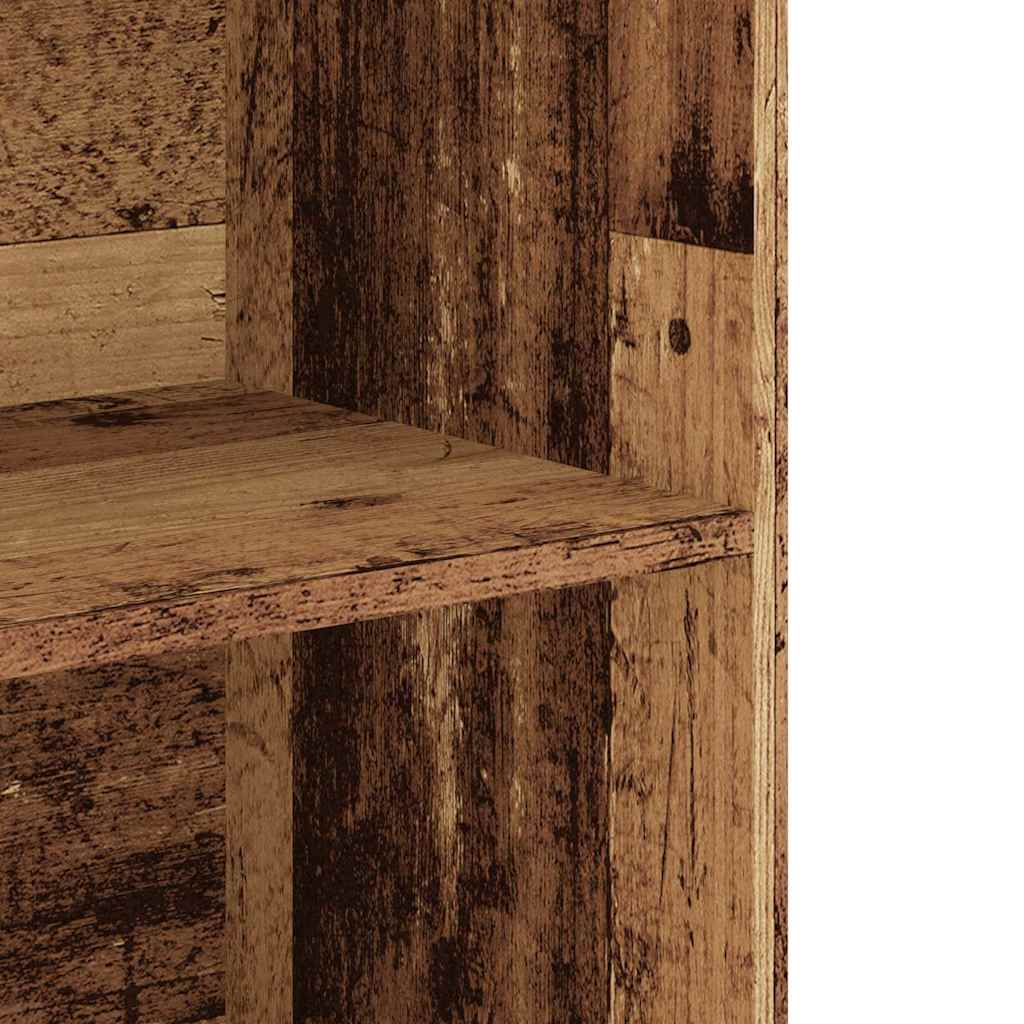 vidaXL Armario colgante de pared madera vieja 69,5x32,5x90 cm