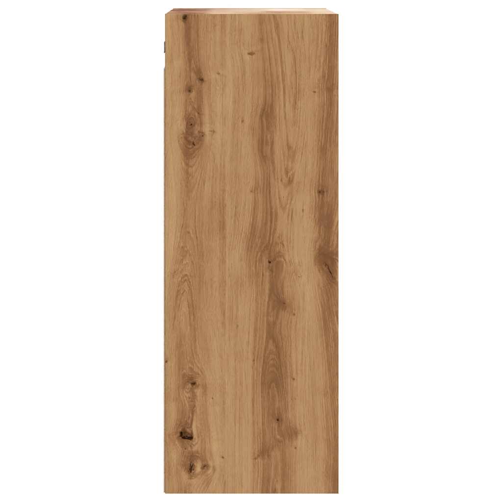 vidaXL Armario colgante de pared roble artisian 69,5x32,5x90 cm