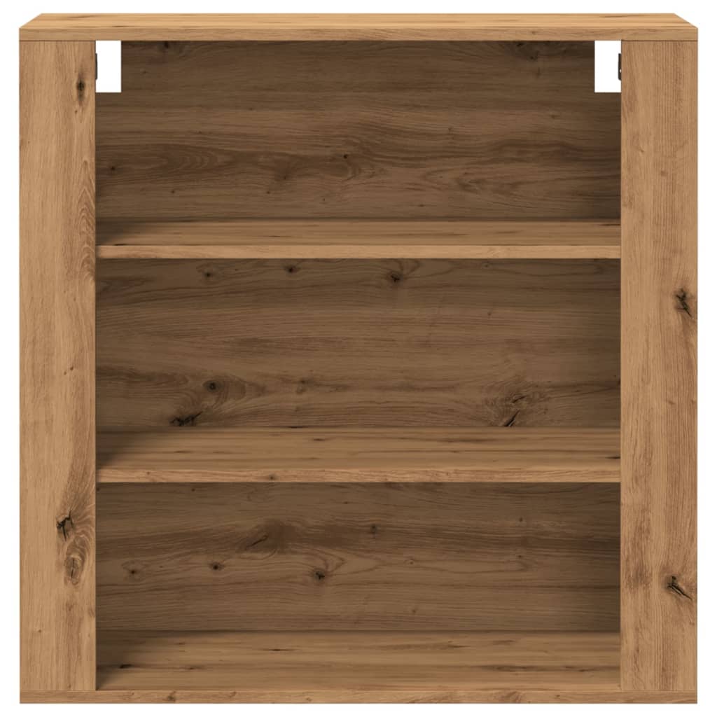 vidaXL Armario de pared madera ingeniería roble artesanal 80x33x80 cm