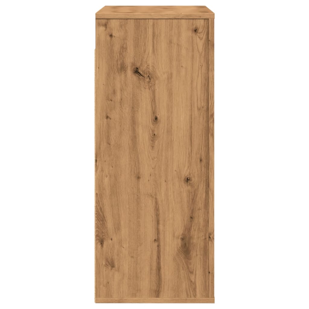 vidaXL Armario de pared madera ingeniería roble artesanal 80x33x80 cm