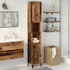 vidaXL Armario de baño madera de ingeniería envejecida 30x30x190 cm