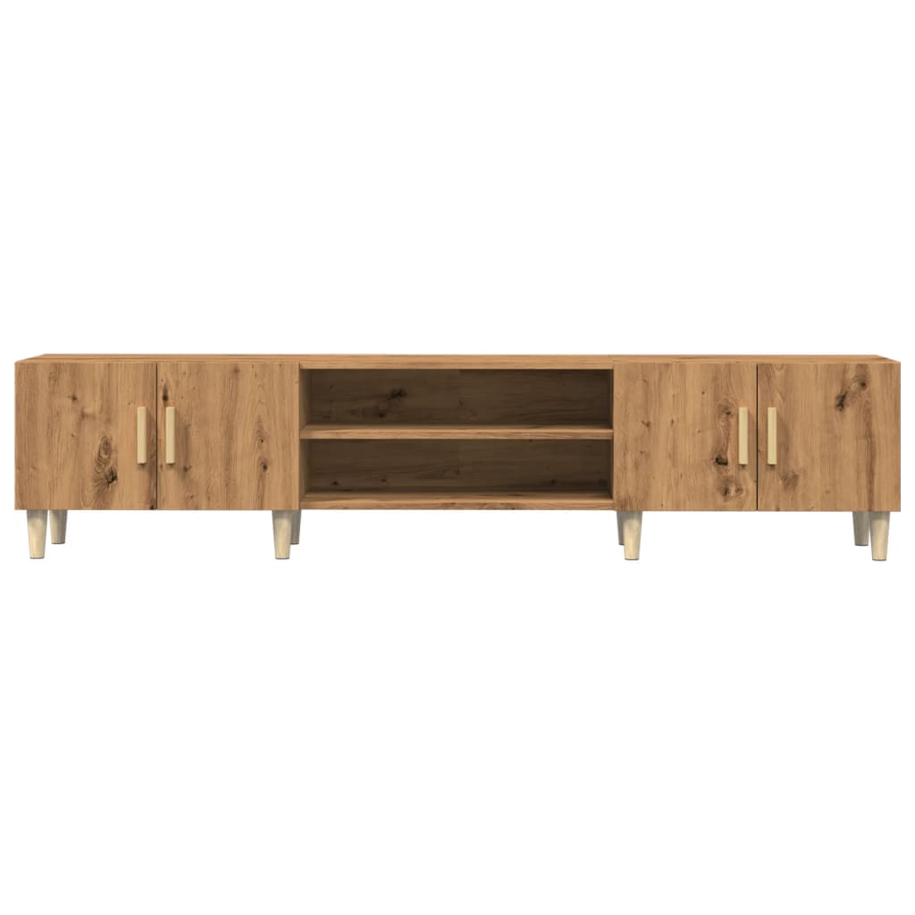 vidaXL Mueble de TV madera de ingeniería roble artisan 180x31,5x40 cm