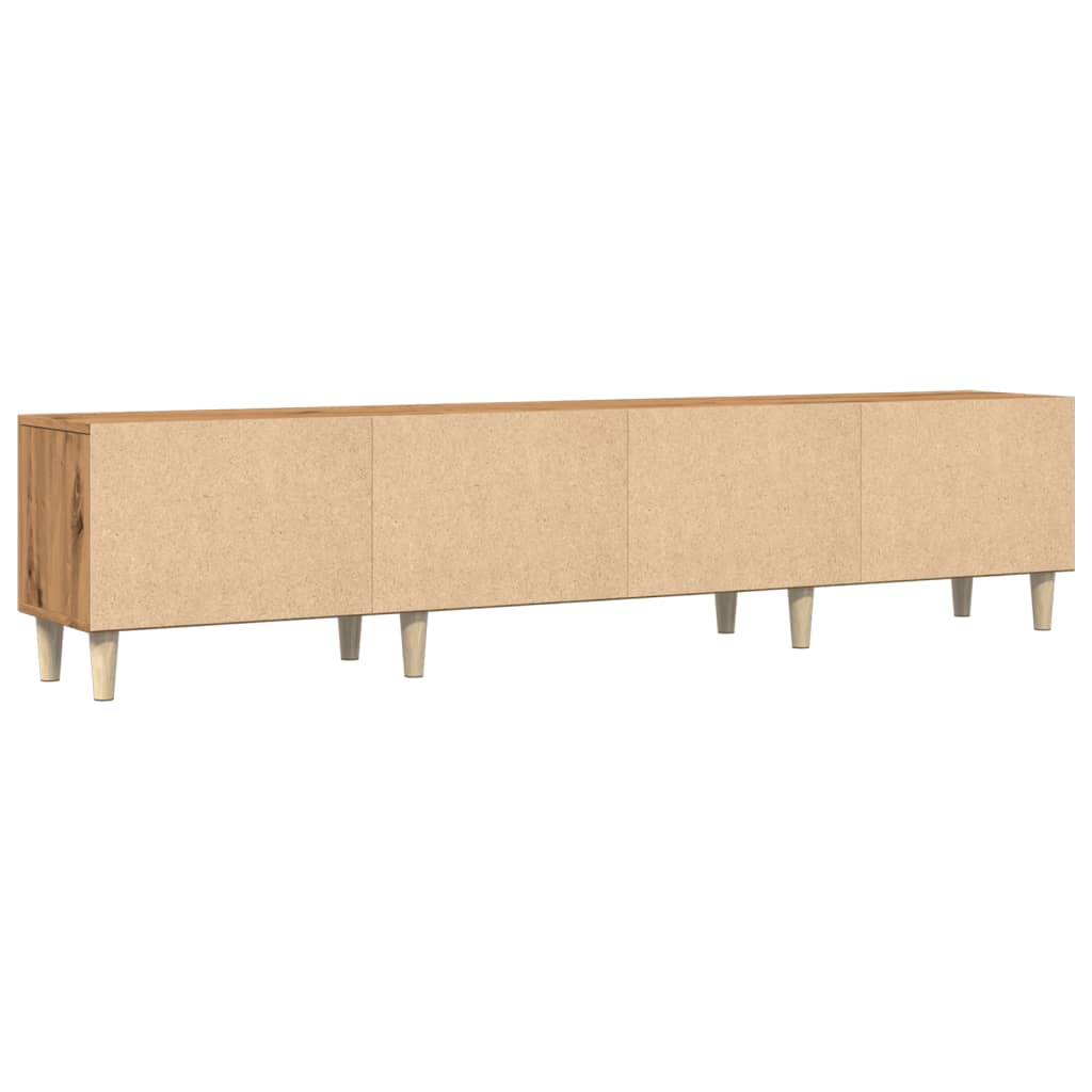 vidaXL Mueble de TV madera de ingeniería roble artisan 180x31,5x40 cm