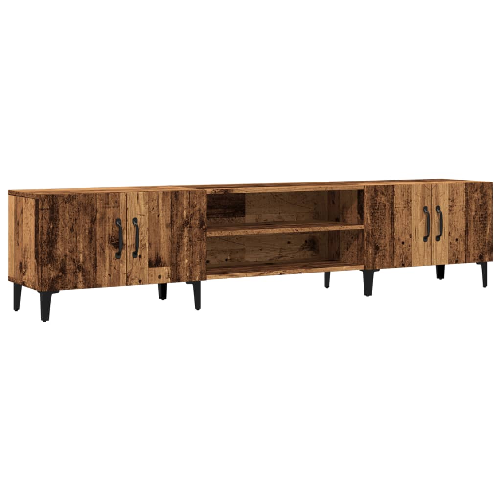 vidaXL Mueble de TV madera ingeniería madera envejecida 180x31,5x40 cm