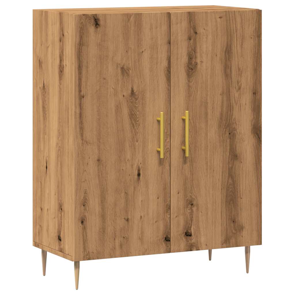 vidaXL Aparador de madera de ingeniería roble artisan 69,5x34x90 cm