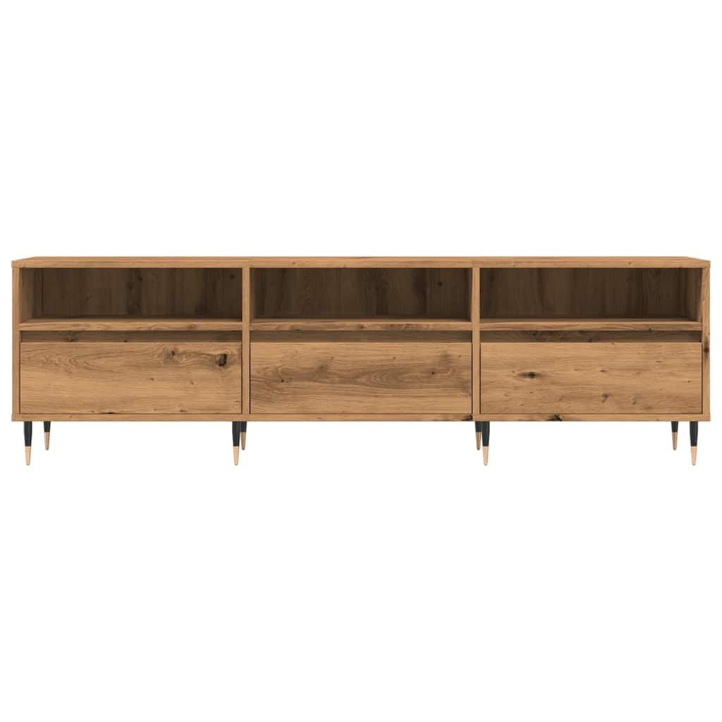 vidaXL Mueble de TV madera de ingeniería roble artisan 150x30x44,5 cm