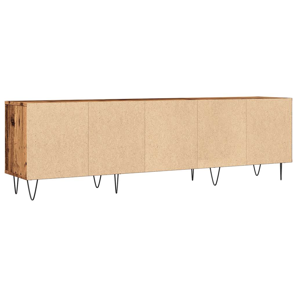 vidaXL Mueble de TV madera ingeniería madera envejecida 150x30x44,5 cm