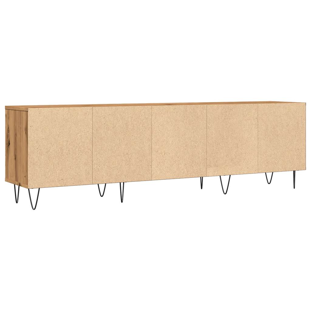 vidaXL Mueble de TV madera de ingeniería roble artisan 150x30x44,5 cm