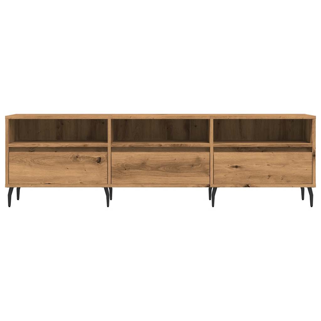 vidaXL Mueble de TV madera de ingeniería roble artisan 150x30x44,5 cm