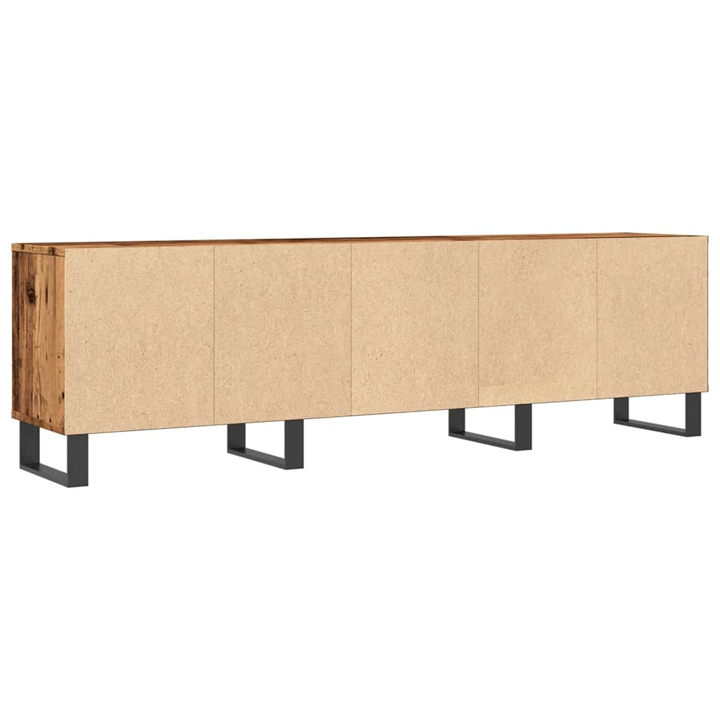 vidaXL Mueble de TV madera ingeniería madera envejecida 150x30x44,5 cm