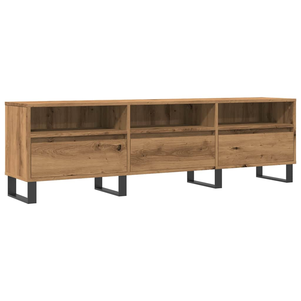 vidaXL Mueble de TV madera de ingeniería roble artisan 150x30x44,5 cm