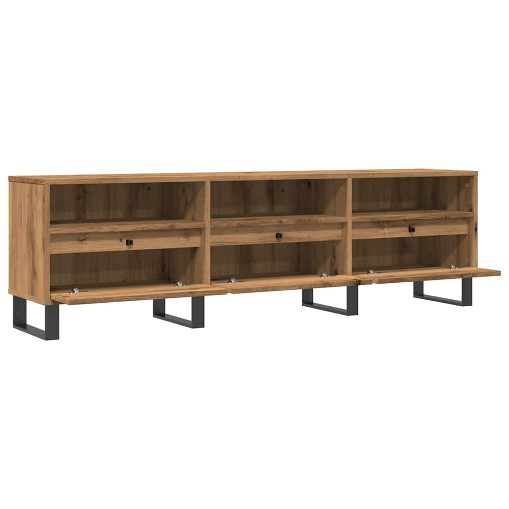 vidaXL Mueble de TV madera de ingeniería roble artisan 150x30x44,5 cm