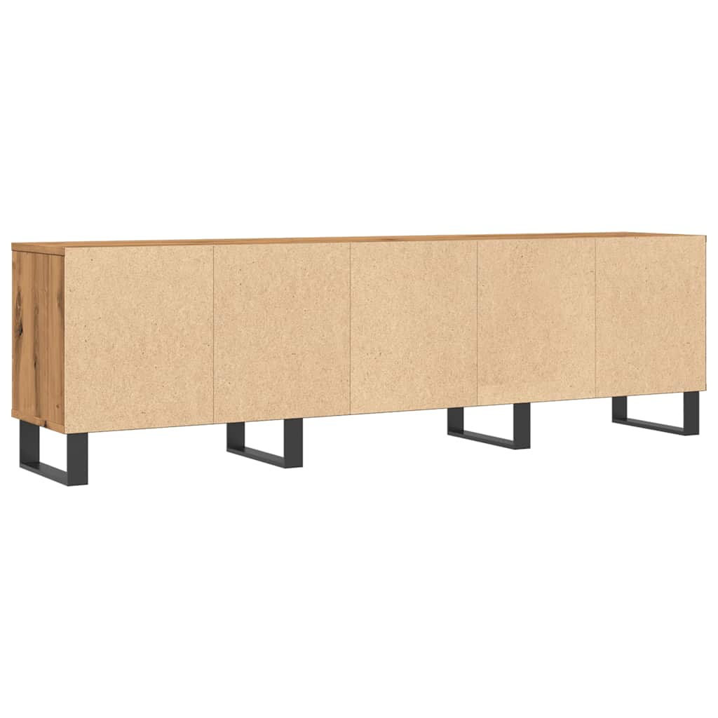 vidaXL Mueble de TV madera de ingeniería roble artisan 150x30x44,5 cm