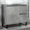 vidaXL Mueble de lavabo madera ingeniería gris hormigón 65x33x60 cm