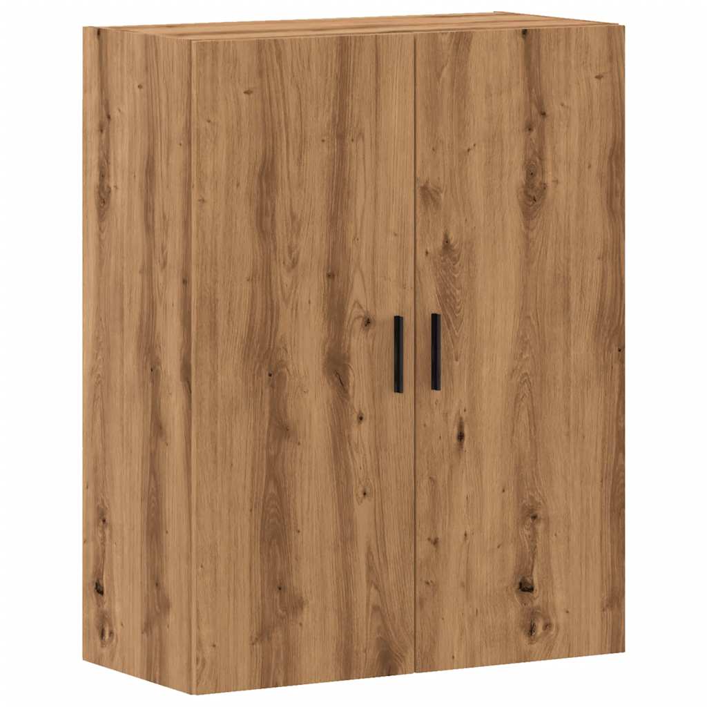 vidaXL Armario de pared madera ingeniería marrón roble 69,5x34x90 cm