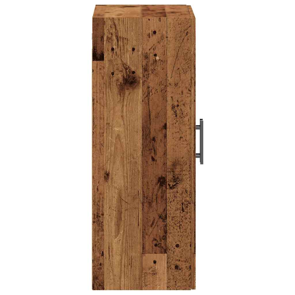 vidaXL Armario de pared madera de ingeniería envejecida 69,5x34x90 cm