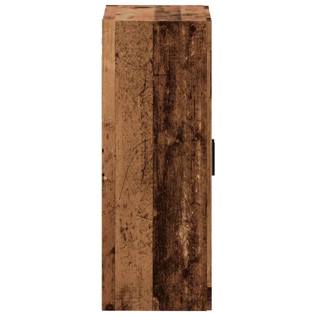 vidaXL Armario de pared madera de ingeniería envejecida 69,5x34x90 cm