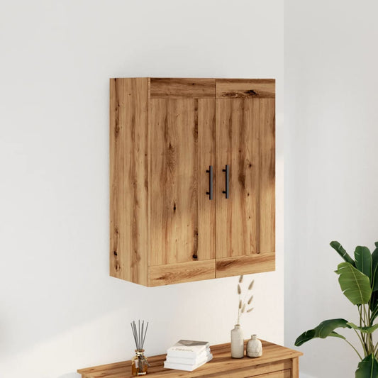 vidaXL Armario de pared madera ingeniería roble artisian 69,5x34x90 cm