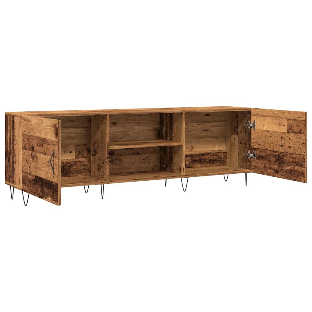 vidaXL Mueble de TV madera de ingeniería envejecida 150x30x50 cm