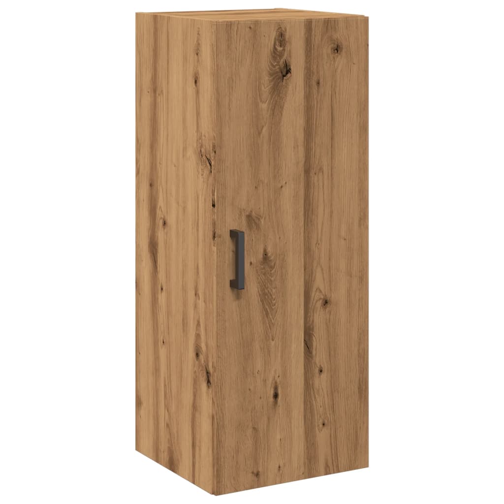 vidaXL Armario de pared madera ingeniería roble artisian 34,5x34x90 cm