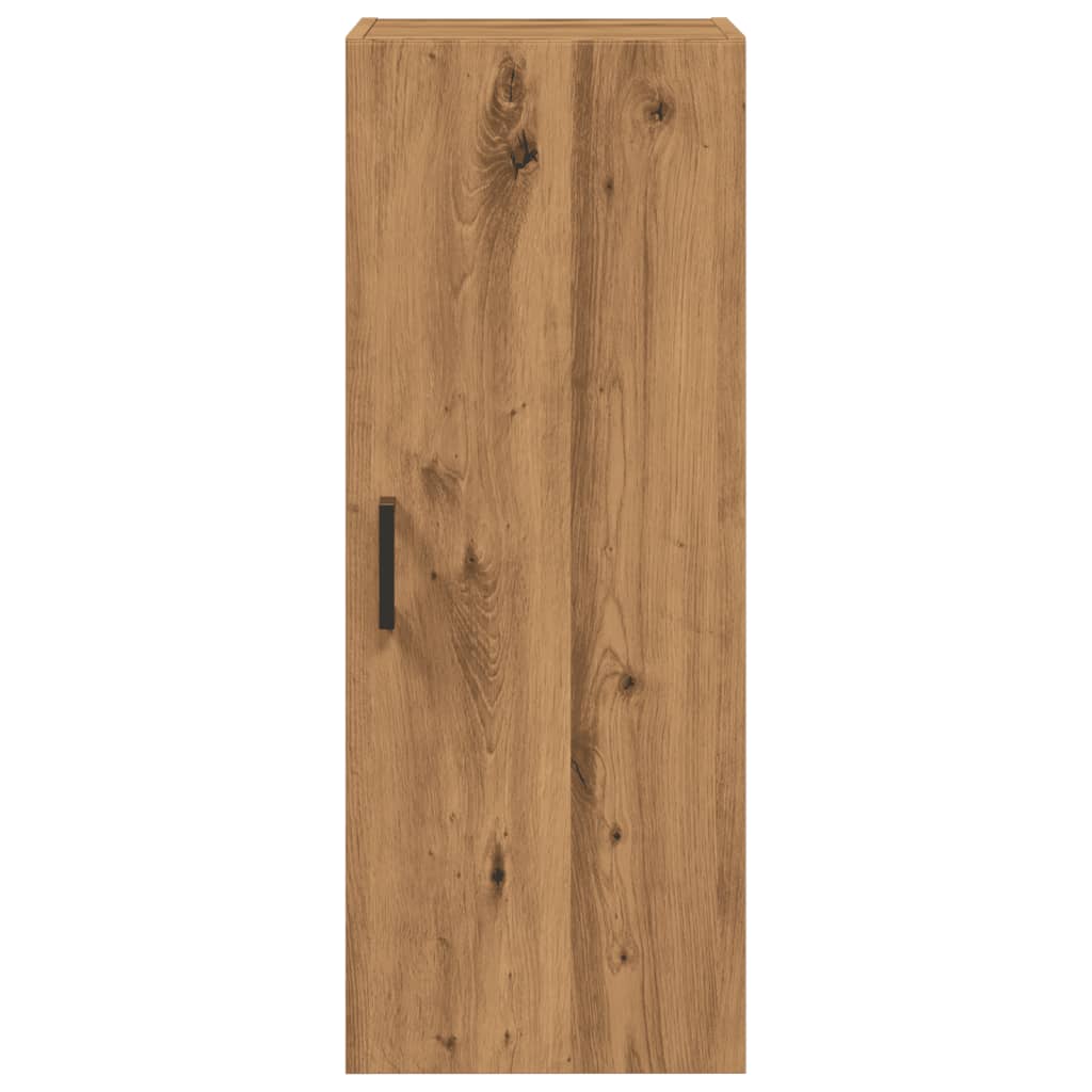 vidaXL Armario de pared madera ingeniería roble artisian 34,5x34x90 cm