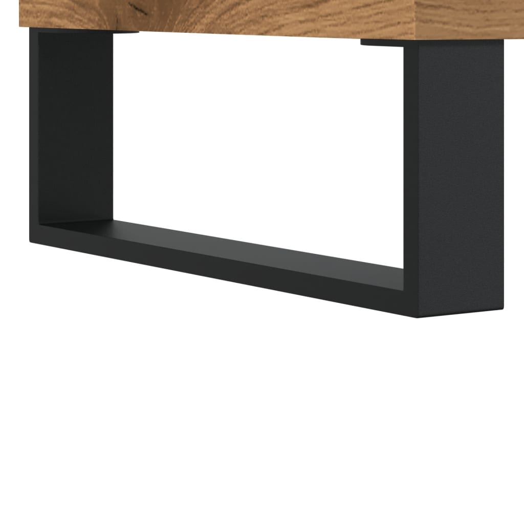 vidaXL Mesa de centro madera de ingeniería roble artisan 60x44,5x45 cm