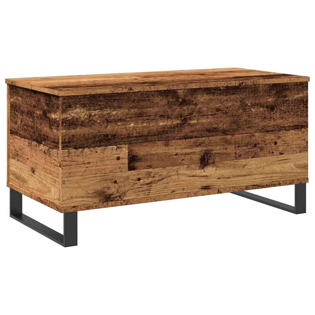 vidaXL Mesa de centro madera de ingeniería envejecida 90x44,5x45 cm