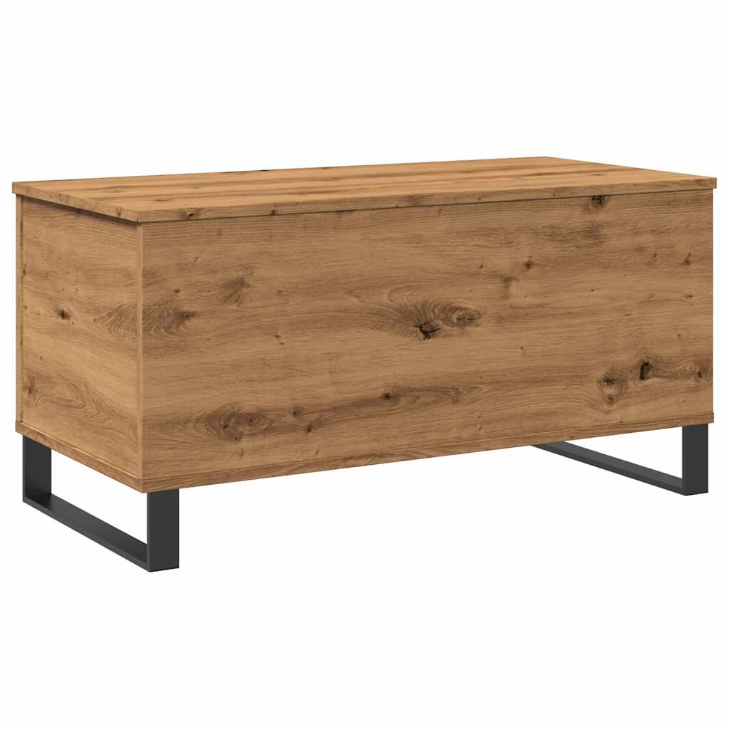 vidaXL Mesa de centro madera de ingeniería roble artisan 90x44,5x45 cm