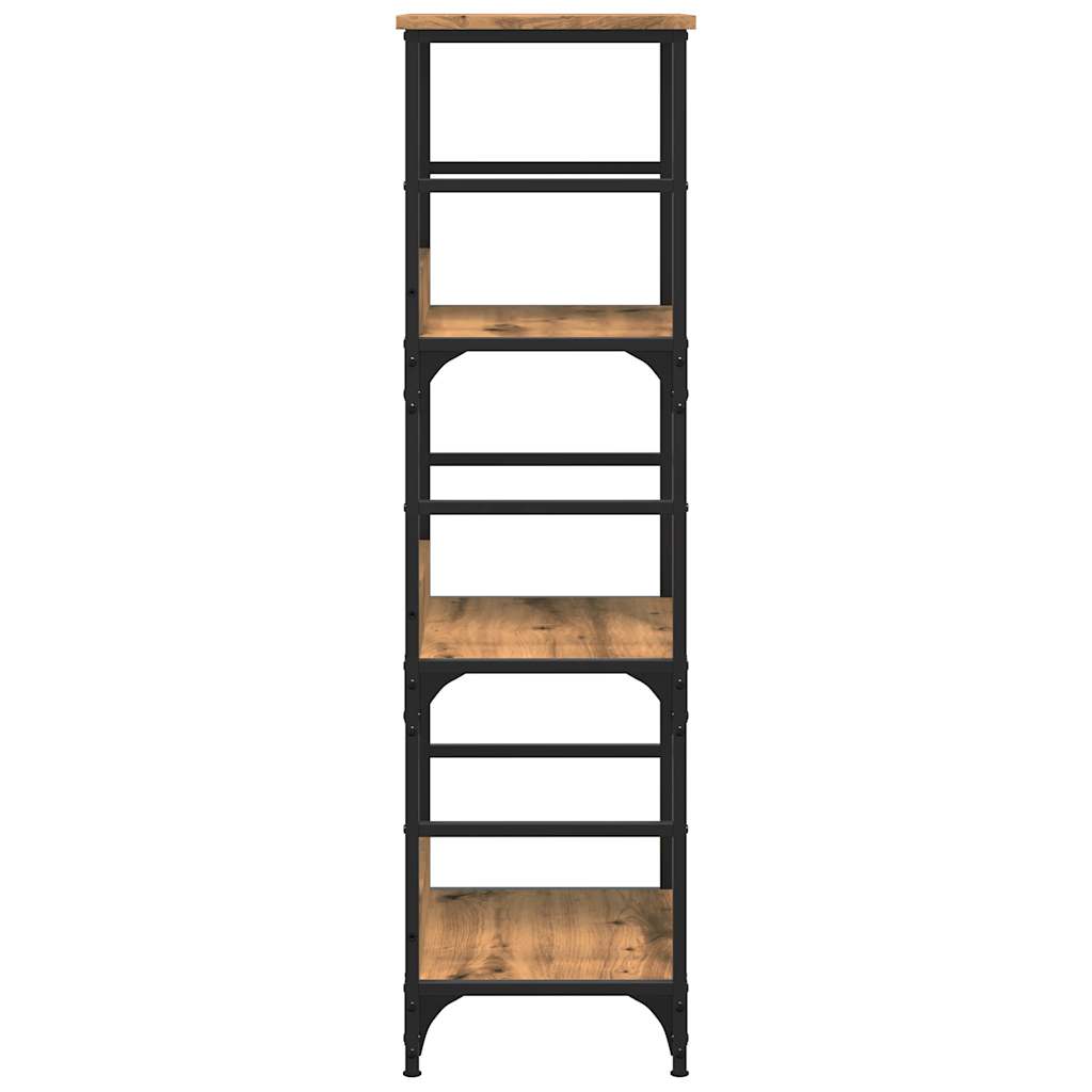 vidaXL Estantería de madera de ingeniería roble artisan 50x33x117,5 cm