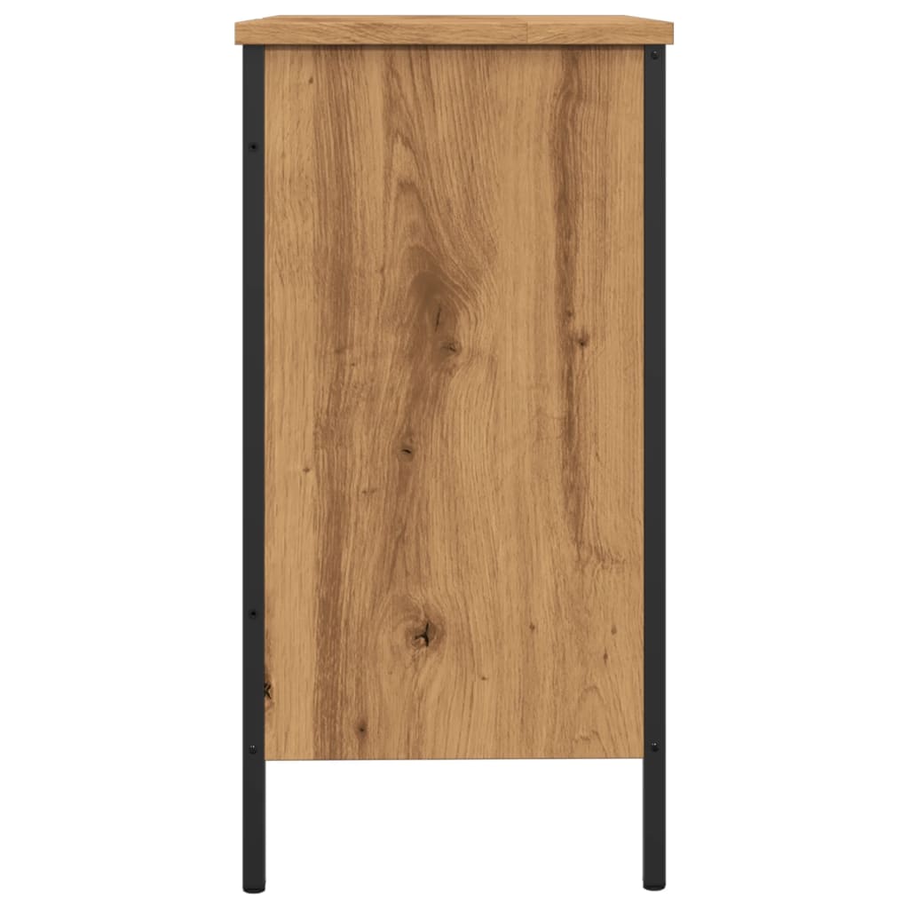 vidaXL Armario lavabo baño madera ingeniería roble artisan 60x30x60 cm