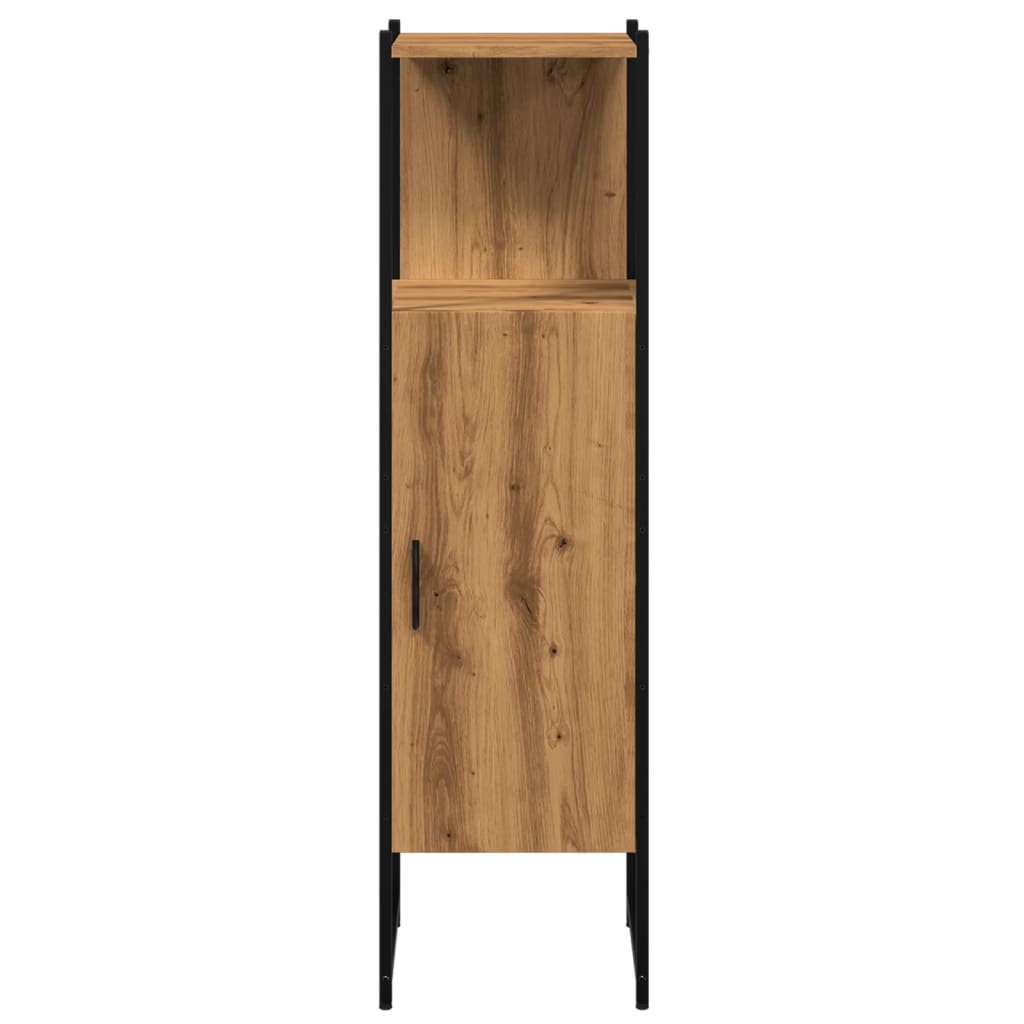 vidaXL Armario de baño madera ingeniería roble artisan 33x33x120,5 cm