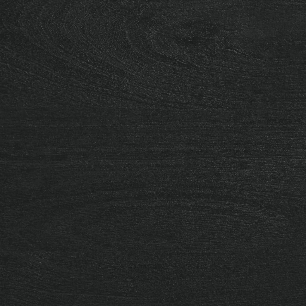 vidaXL Mesa de centro madera contrachapada negro 80x50x40 cm