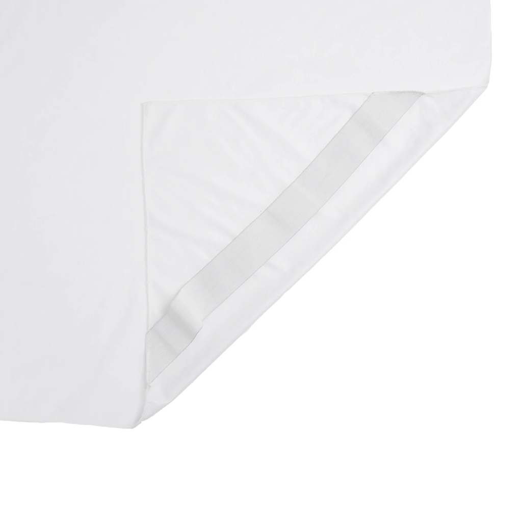 vidaXL Protector de colchón impermeable blanco 140x200 cm