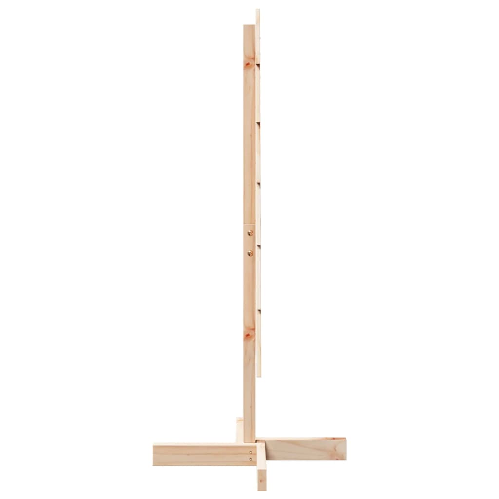 vidaXL Árbol de Navidad de adorno madera maciza 110 cm