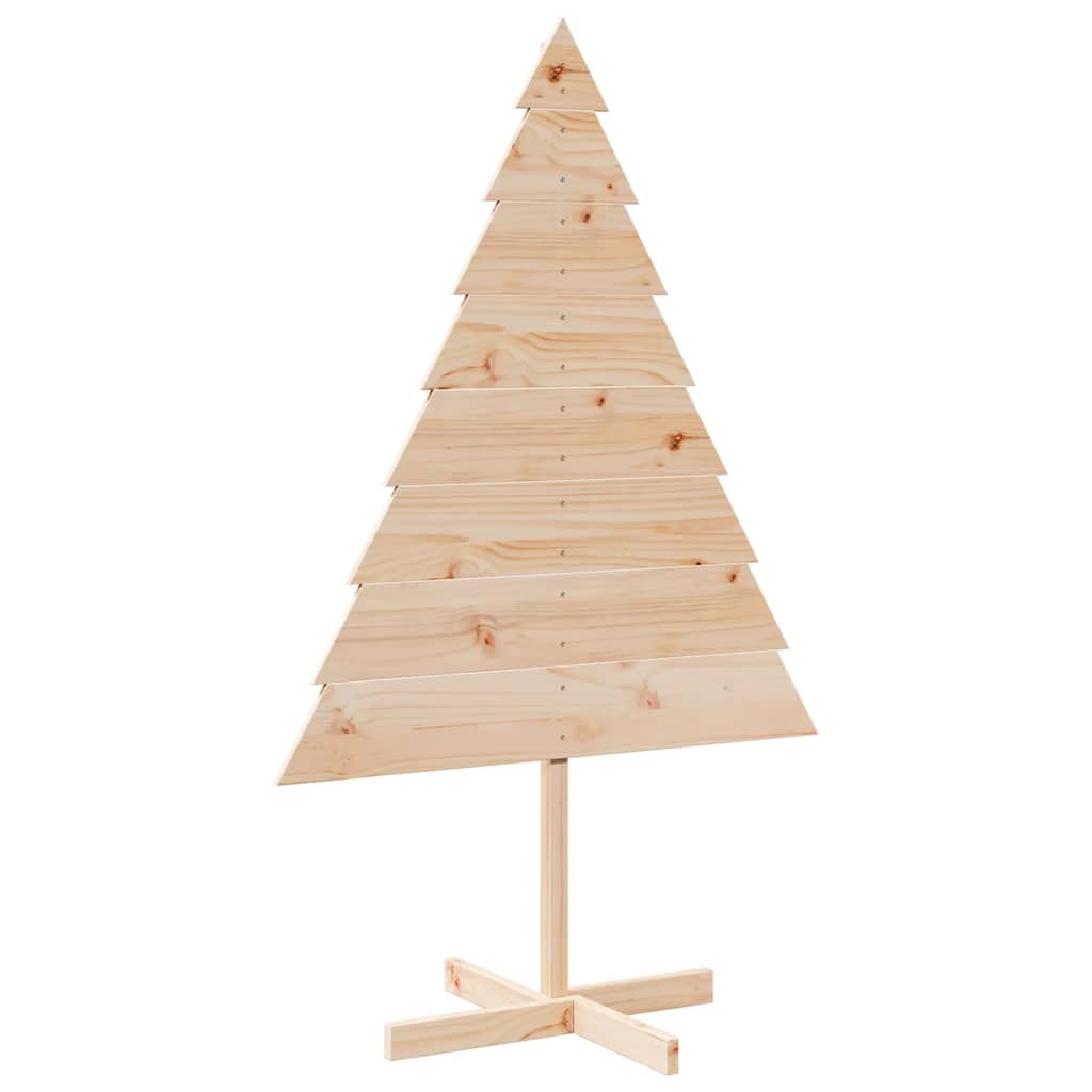 vidaXL Árbol de Navidad de adorno madera maciza 150 cm