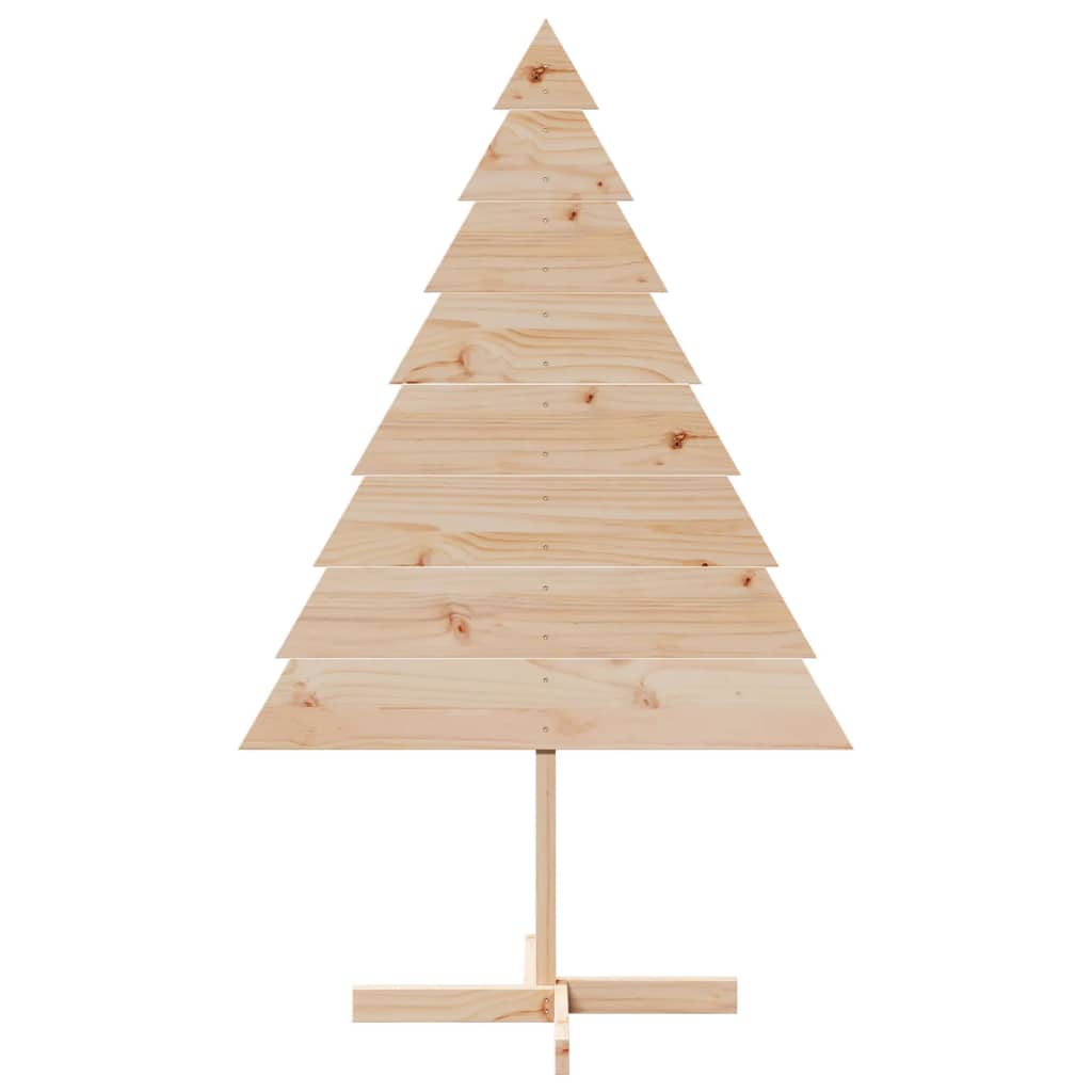 vidaXL Árbol de Navidad de adorno madera maciza 150 cm