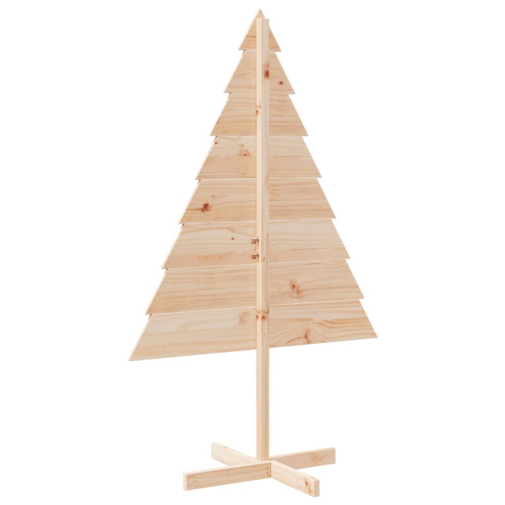 vidaXL Árbol de Navidad de adorno madera maciza 150 cm