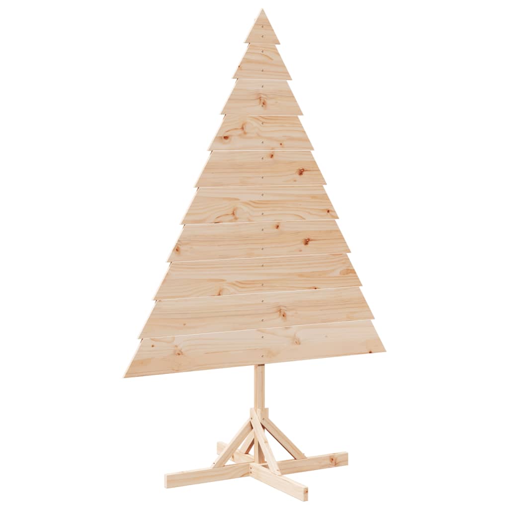 vidaXL Árbol de Navidad de adorno madera maciza 180 cm