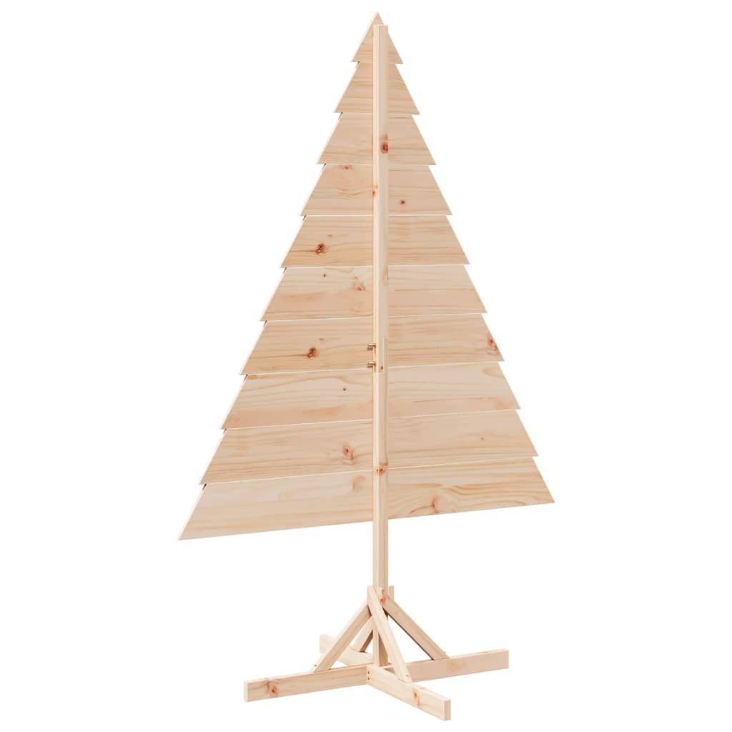 vidaXL Árbol de Navidad de adorno madera maciza 180 cm