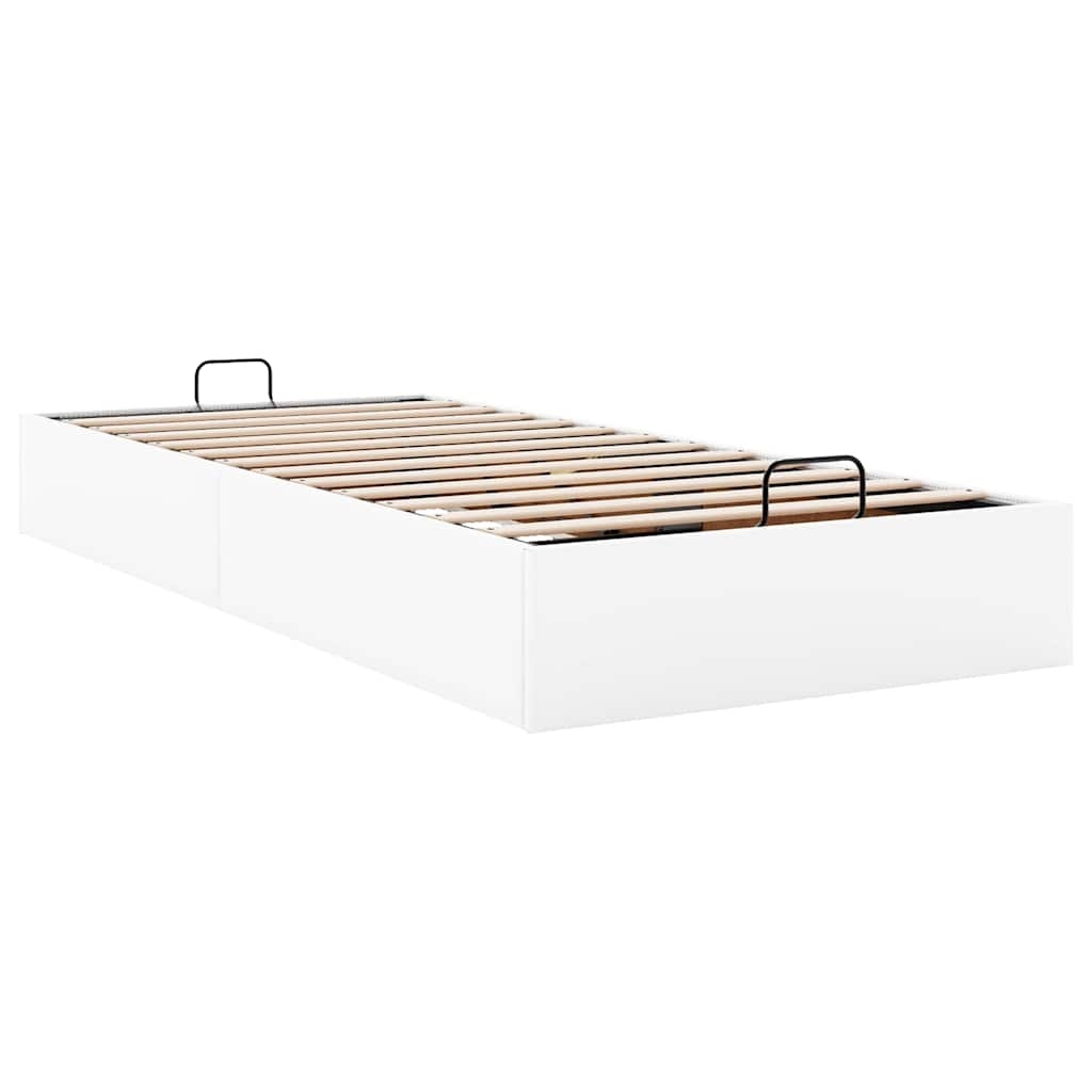 vidaXL Estructura de cama otomana sin colchón blanca 80x200 cm