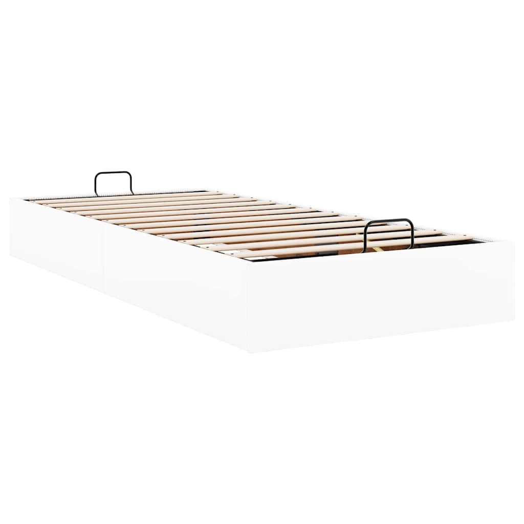 vidaXL Estructura de cama otomana sin colchón blanca 80x200 cm