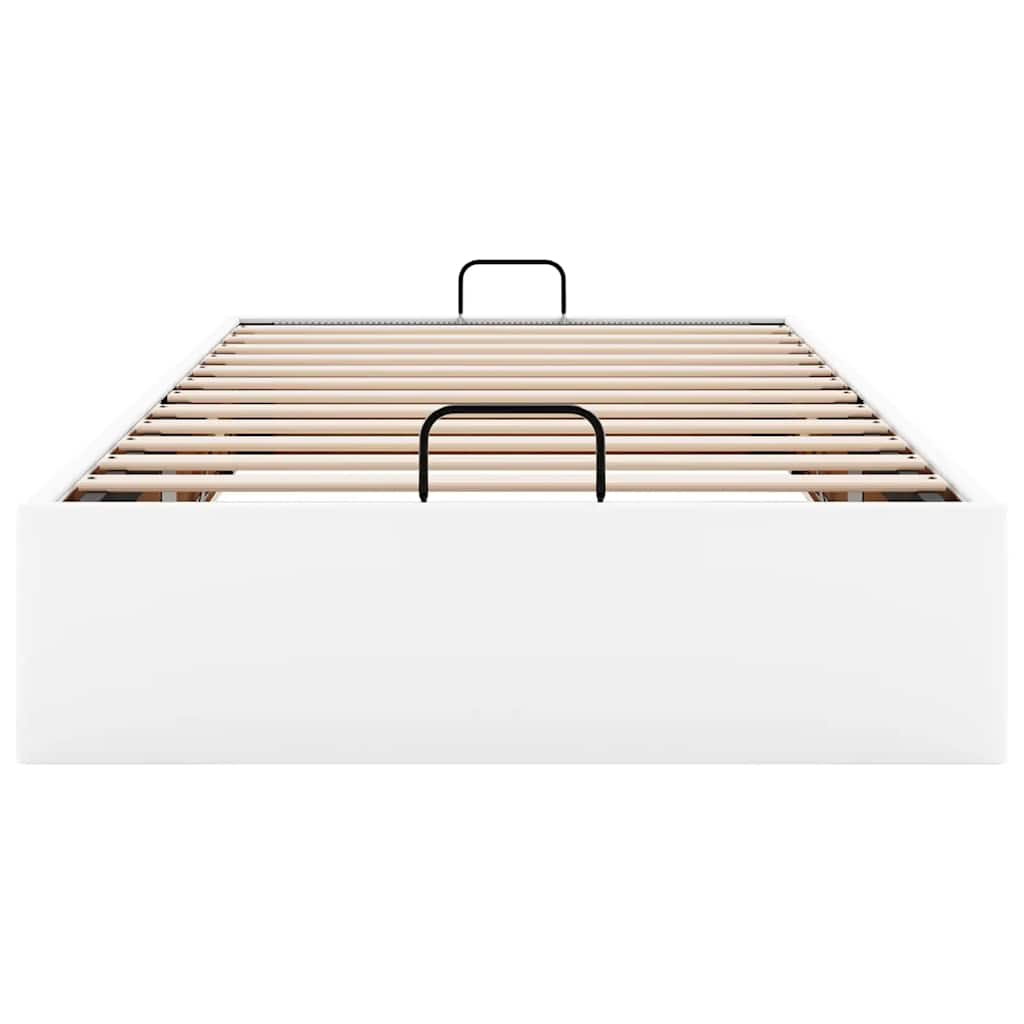 vidaXL Estructura de cama otomana sin colchón blanco 90x190 cm