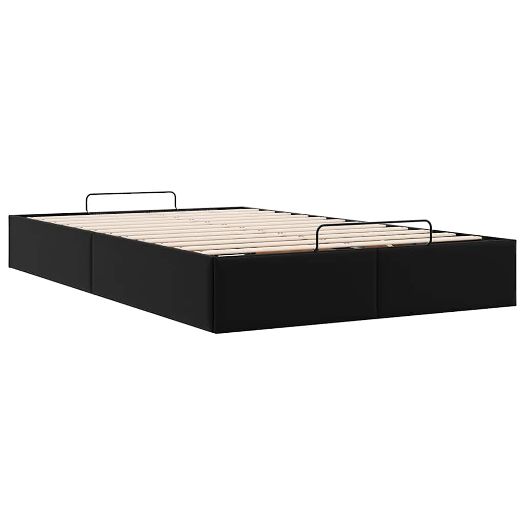 vidaXL Estructura cama otomana sin colchón negro 120x190cm