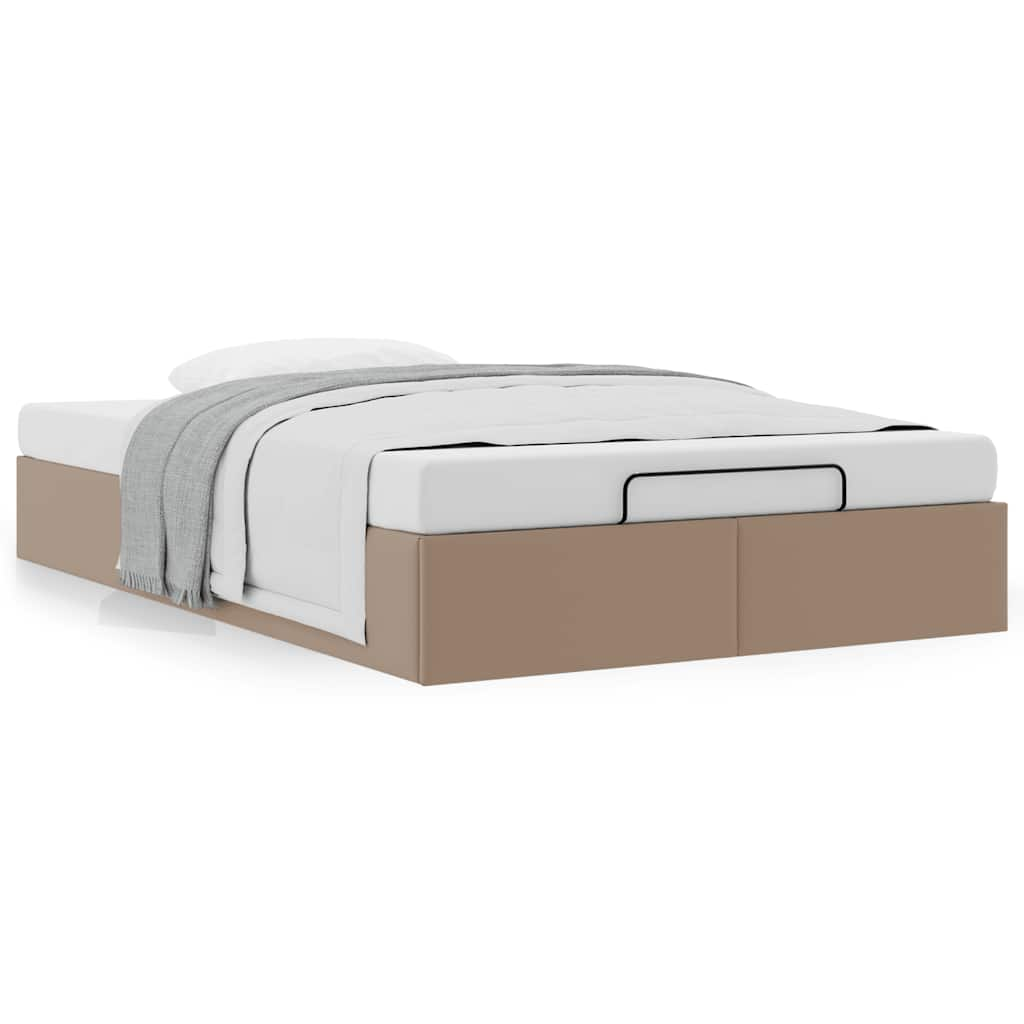 vidaXL Estructura cama otomana sin colchón 120x190 cm cappucino