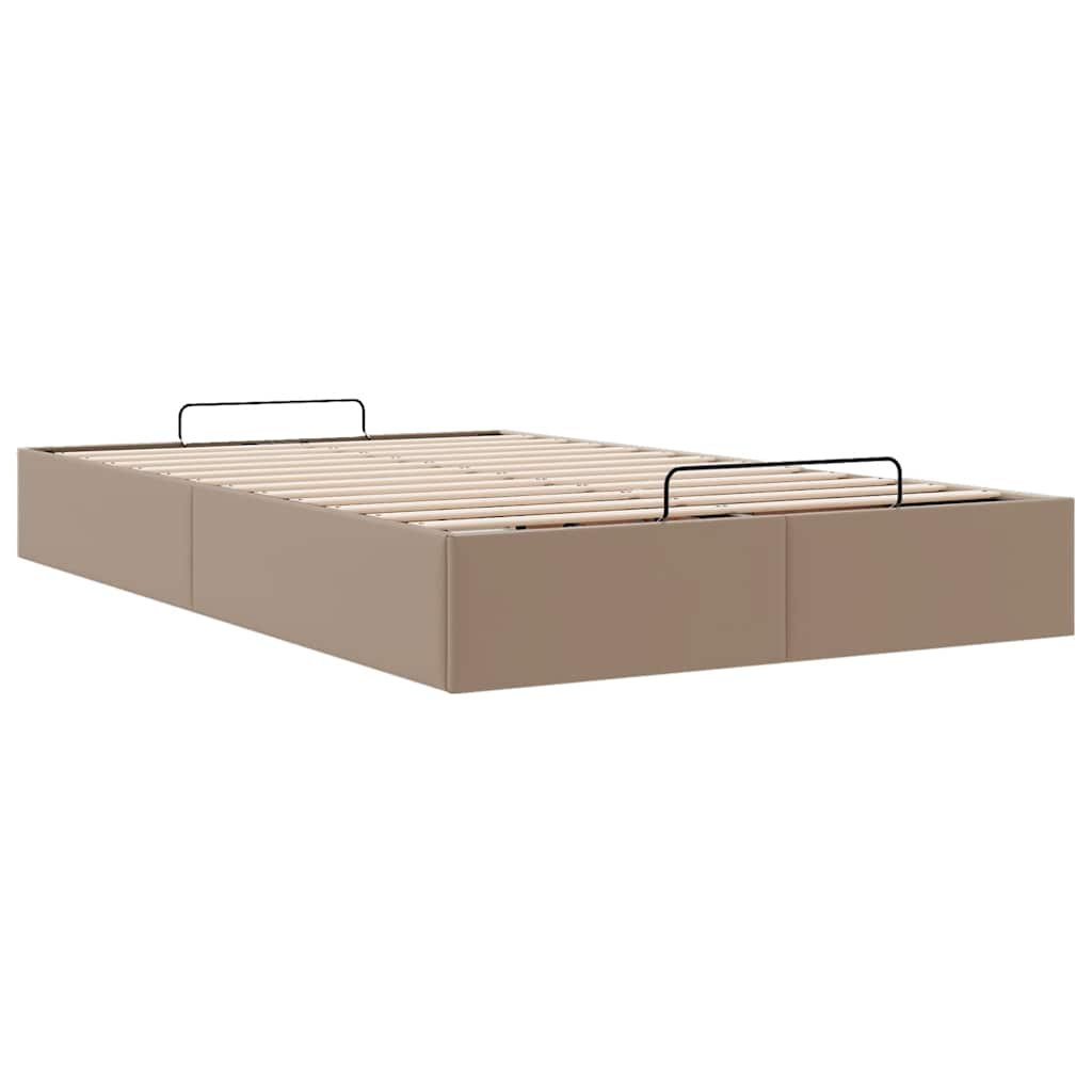 vidaXL Estructura cama otomana sin colchón 120x190 cm cappucino