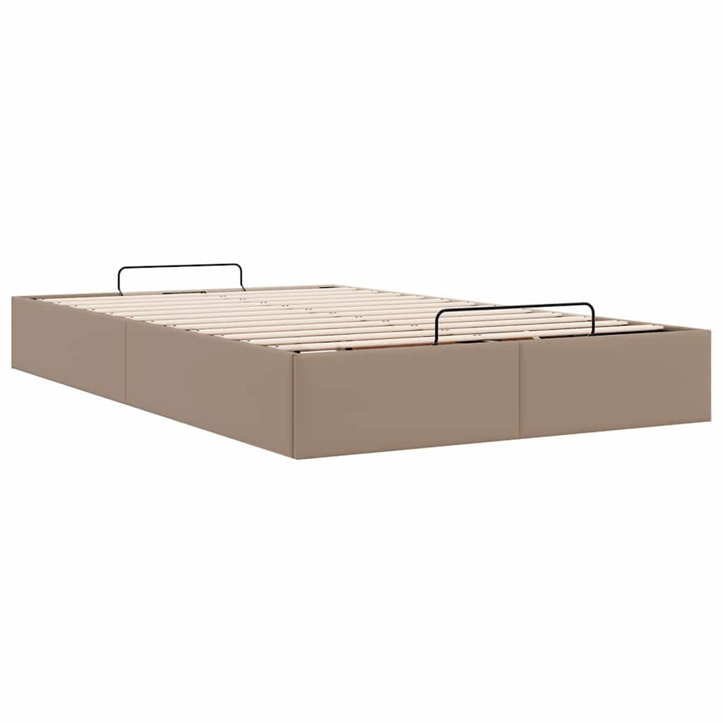 vidaXL Estructura cama otomana sin colchón 120x190 cm cappucino