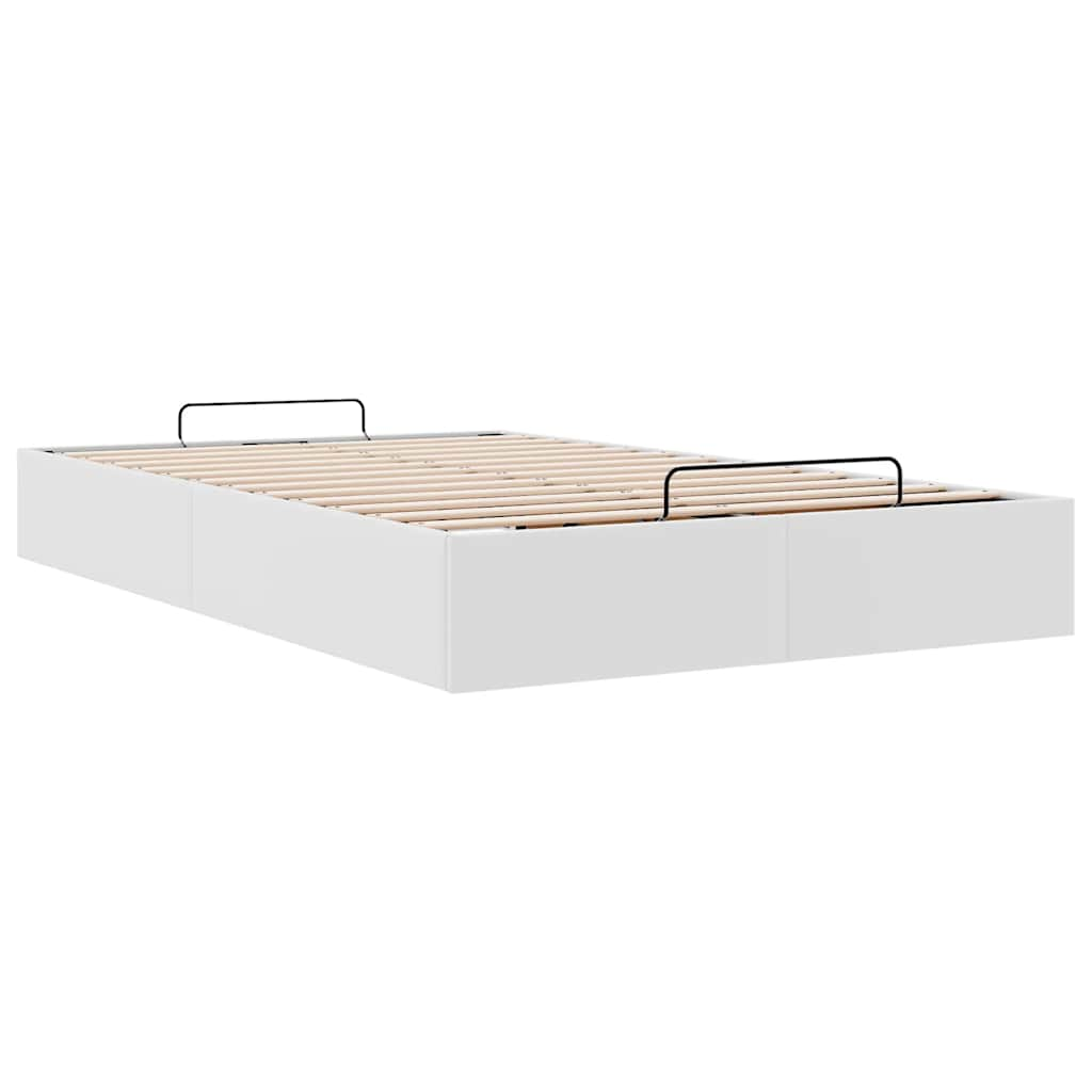 vidaXL Estructura de cama otomana sin colchón blanco 120x200cm