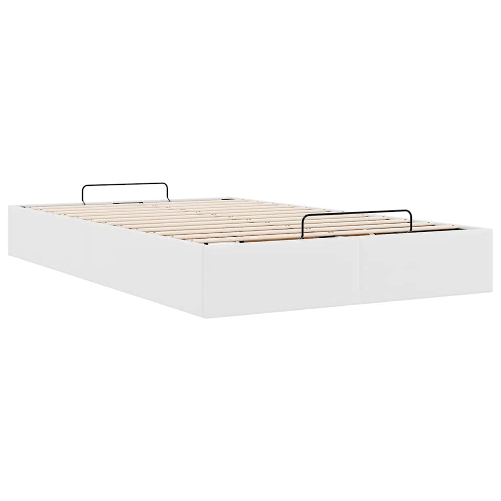 vidaXL Estructura de cama otomana sin colchón blanco 120x200cm