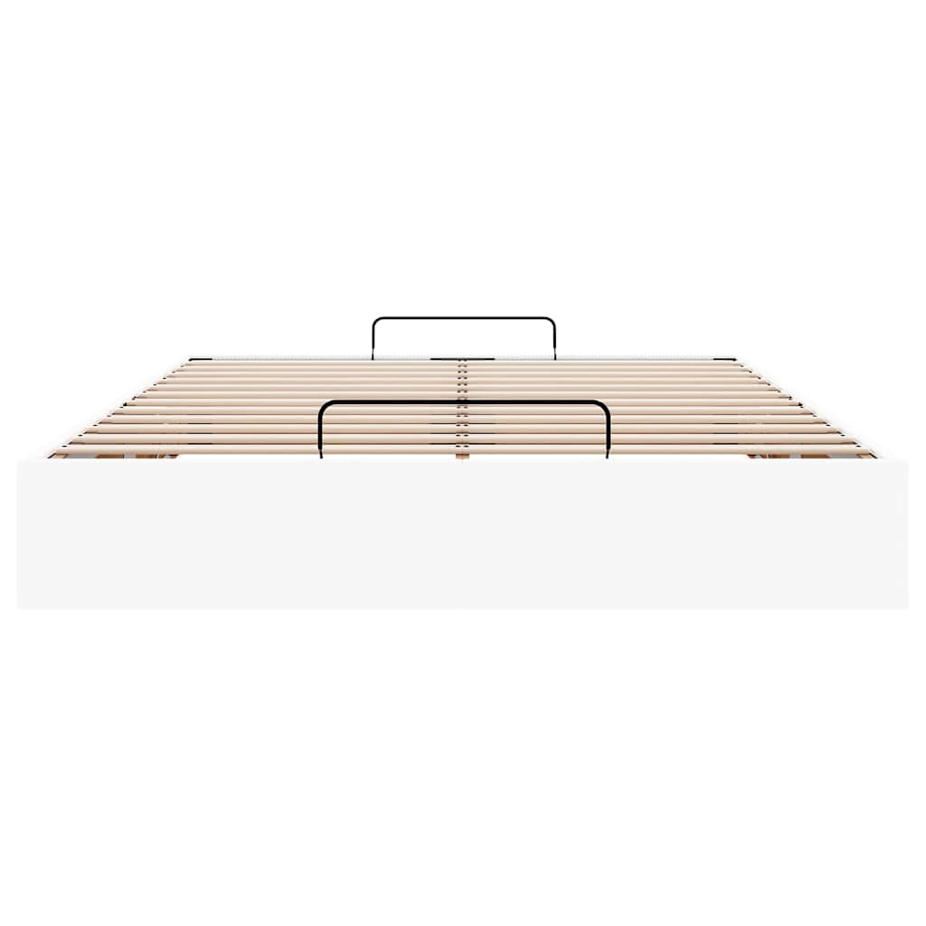 vidaXL Estructura de cama otomana sin colchón blanco 140x190cm